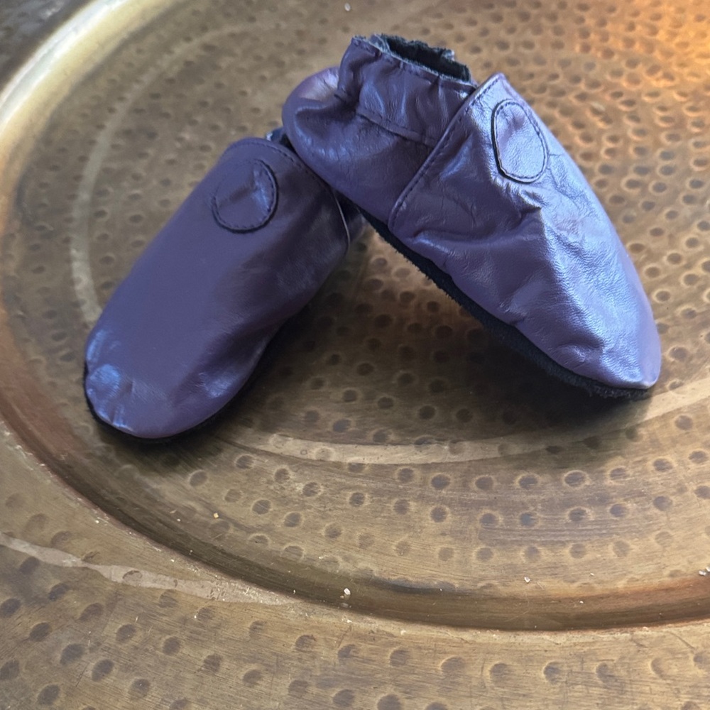 Robeez Chocolate Leather Moccasins